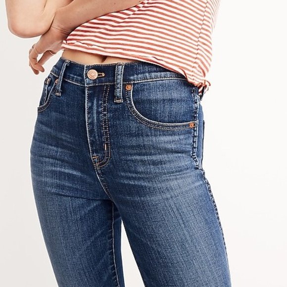 Madewell Women's 10" High-Rise Skinny Jeans in Danny Wash Size 24 G7391 ($135) - Picture 3 of 14